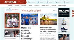 Desktop Screenshot of jooksja.ee